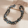 Wholesale Clavicle Necklace Handmade Asymmetrical Doublelayer Geometric Shell Beaded For Women