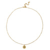 Wholesale Clavicle Necklace Pendant Stainless Steel Natural Stone Geometric Design 18K Gold Plated