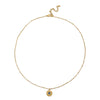Wholesale Clavicle Necklace Pendant Stainless Steel Natural Stone Geometric Design 18K Gold Plated