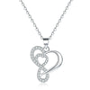 Wholesale Clavicle Necklace S925 Sterling Silver Infinite Geometric Light Luxury