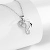 Wholesale Clavicle Necklace S925 Sterling Silver Infinite Geometric Light Luxury