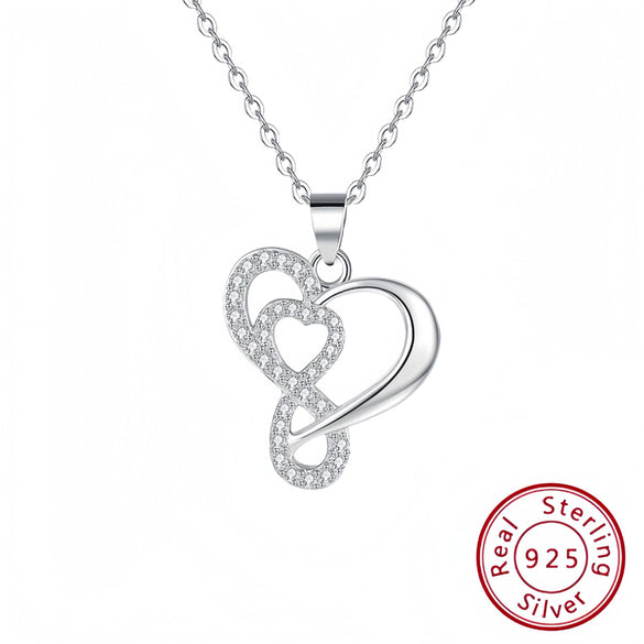 Wholesale Clavicle Necklace S925 Sterling Silver Infinite Geometric Light Luxury