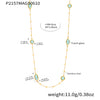 Wholesale Clavicle Necklace 316L Stainless Steel Geometric Electroplated For Women