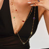 Wholesale Clavicle Necklace 316L Stainless Steel Geometric Electroplated For Women