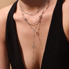 Wholesale Clavicle Necklace 316L Stainless Steel Geometric Electroplating Women's Accessories