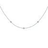 Wholesale Clavicle Necklace 925 Sterling Silver Geometric Electroplated Simple Style For Women