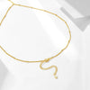 Wholesale Clavicle Necklace 925 Sterling Silver Natural Cultured Pearl Geometric Long Tassel Chain For Women