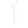 Wholesale Clavicle Necklace 316L Stainless Steel 316L Stainless Steel Geometric Electroplated Tassel Disc Yshaped Light Luxury Style For Women