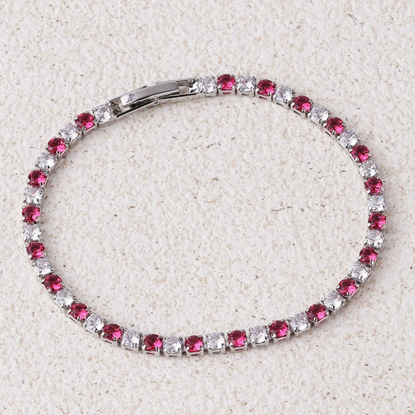 Wholesale Claw Chain Twopiece Set With Copper Zircon Geometric Style For Women