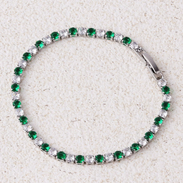 Wholesale Claw Chain Twopiece Set With Copper Zircon Geometric Style For Women