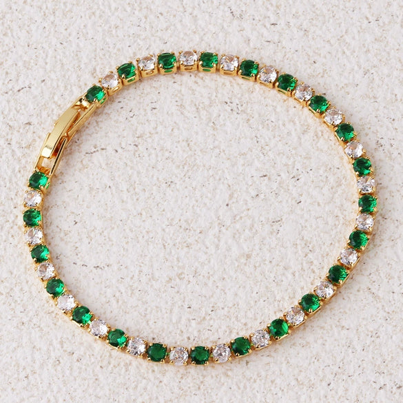 Wholesale Claw Chain Twopiece Set With Copper Zircon Geometric Style For Women