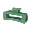 Wholesale Claw Clip Frosted Ps Plastic Simple Geometric Baking Paint For Women