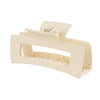 Wholesale Claw Clip Frosted Ps Plastic Simple Geometric Baking Paint For Women