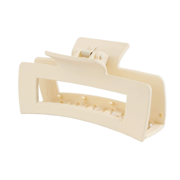 Wholesale Claw Clip Frosted Ps Plastic Simple Geometric Baking Paint For Women
