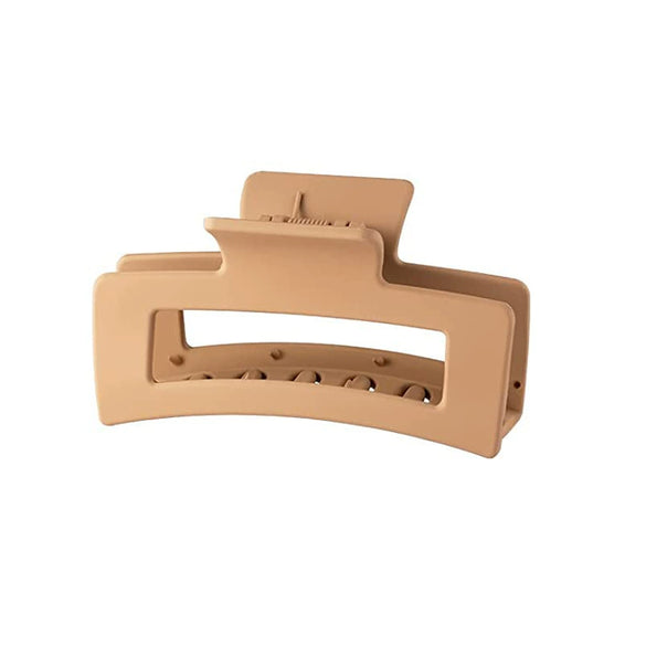 Wholesale Claw Clip Frosted Ps Plastic Simple Geometric Baking Paint For Women