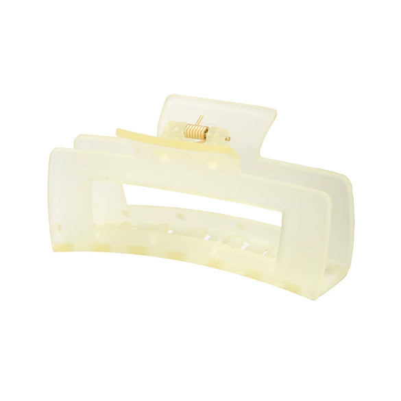 Wholesale Claw Clip Frosted Ps Plastic Simple Geometric Baking Paint For Women
