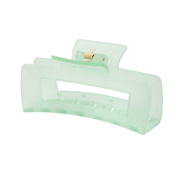 Wholesale Claw Clip Frosted Ps Plastic Simple Geometric Baking Paint For Women