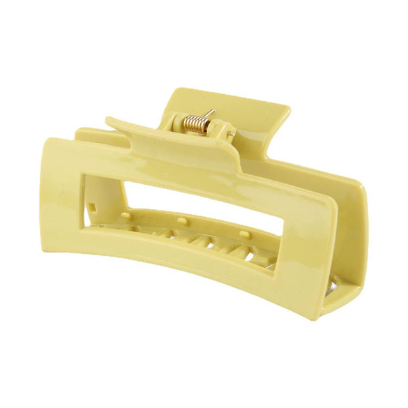 Wholesale Claw Clip Frosted Ps Plastic Simple Geometric Baking Paint For Women