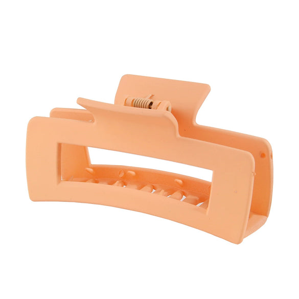 Wholesale Claw Clip Frosted Ps Plastic Simple Geometric Baking Paint For Women