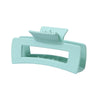 Wholesale Claw Clip Frosted Ps Plastic Simple Geometric Baking Paint For Women