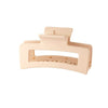 Wholesale Claw Clip Frosted Ps Plastic Simple Geometric Baking Paint For Women