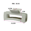 Wholesale Claw Clip Frosted Ps Plastic Simple Geometric Baking Paint For Women