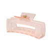 Wholesale Claw Clip Frosted Ps Plastic Simple Geometric Baking Paint For Women