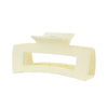 Wholesale Claw Clip Frosted Ps Plastic Simple Geometric Baking Paint For Women