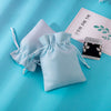Wholesale Cloth Drawstring Bag For Packaging And Storage Environmental Protection Flannel With Plate Bead And Text Design