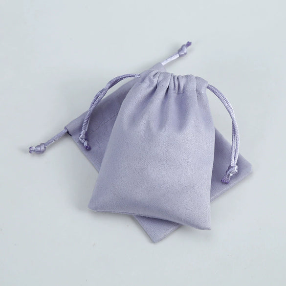 Wholesale Cloth Flannel Jewelry And Cosmetic Drawstring Bag