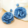 Wholesale Cloth Flower Weaving Women's Jewelry Earrings