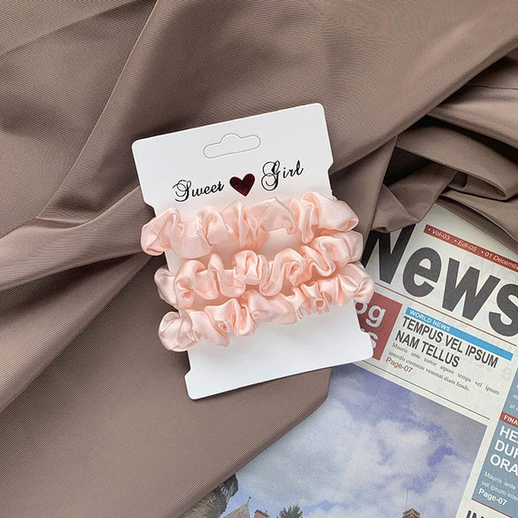 Wholesale Cloth Hair Accessories Set Lovely Style Large Intestine Ring Hair Rings For Women