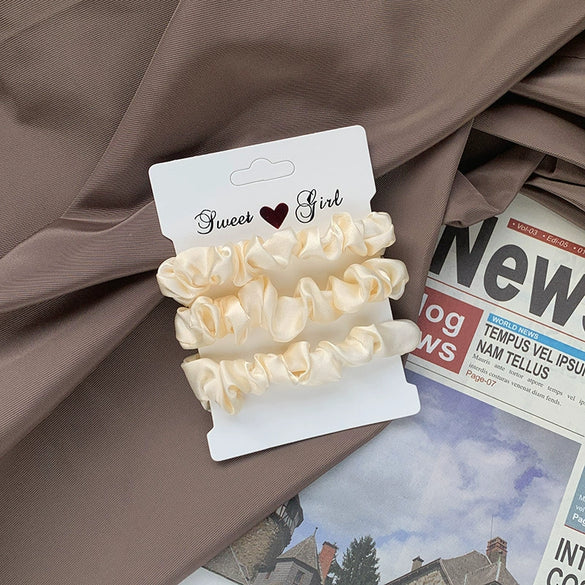 Wholesale Cloth Hair Accessories Set Lovely Style Large Intestine Ring Hair Rings For Women