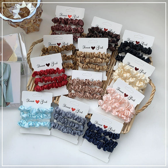 Wholesale Cloth Hair Accessories Set Lovely Style Large Intestine Ring Hair Rings For Women
