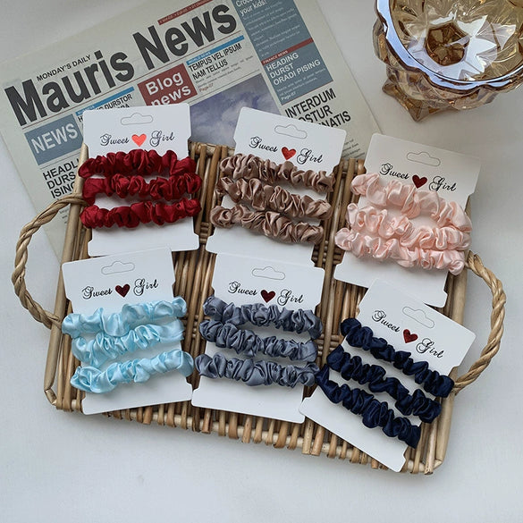 Wholesale Cloth Hair Accessories Set Lovely Style Large Intestine Ring Hair Rings For Women