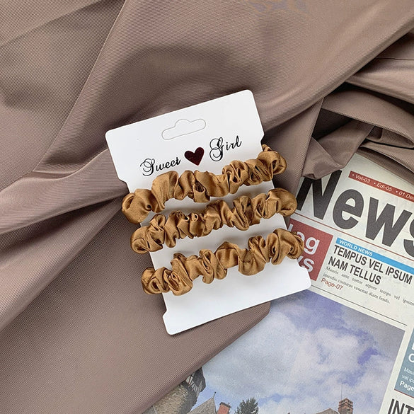Wholesale Cloth Hair Accessories Set Lovely Style Large Intestine Ring Hair Rings For Women