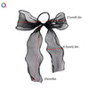 Wholesale Cloth Handmade Bow Ribbon Hair Ring Women's Hair Accessories