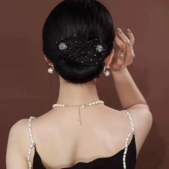 Wholesale Cloth Handmade Bow Twist Clip Hairpin Headwear