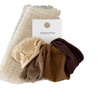 Wholesale Cloth Handmade Elegant Widebrimmed Seamless Soft Highelastic Hair Ring Head Rope For Women