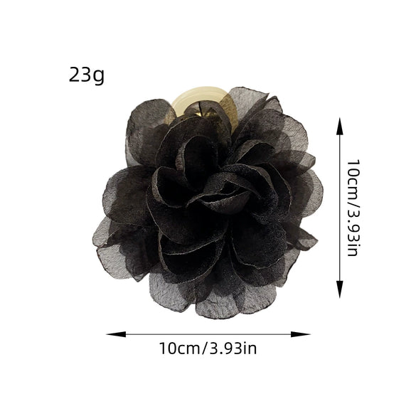 Wholesale Cloth Handmade Flower Hairclip For Girls