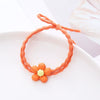 Wholesale Cloth Handmade Fresh Cute Style Flower Hair Rope High Elastic Girl Hair Band
