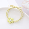 Wholesale Cloth Handmade Fresh Cute Style Flower Hair Rope High Elastic Girl Hair Band