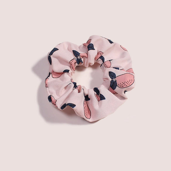 Wholesale Cloth Handmade Fresh Fruit Large Intestine Fat Sausage Hair Band Hair Rope Hair Accessories