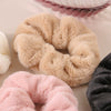 Wholesale Cloth Handmade High Elasticity Simple Geometric Plush Hair Band Hair Accessory