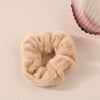 Wholesale Cloth Handmade High Elasticity Simple Geometric Plush Hair Band Hair Accessory