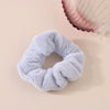 Wholesale Cloth Handmade High Elasticity Simple Geometric Plush Hair Band Hair Accessory