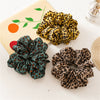 Wholesale Cloth Handmade Leopard Print Intestine Hair Band For Women Highend Fashion Hair Accessories