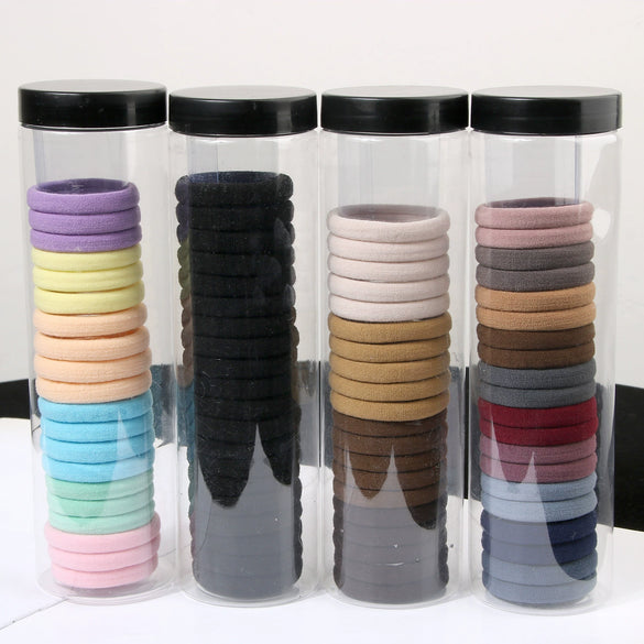 Wholesale Cloth Handmade Simple High Elastic Women's Hair Band Hair Tie