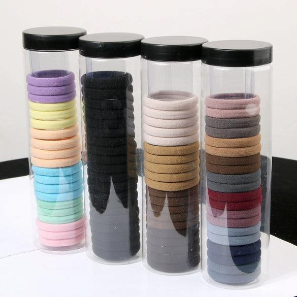 Wholesale Cloth Handmade Simple High Elastic Women's Hair Band Hair Tie