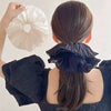 Wholesale Cloth Handmade Sweet High Elasticity Pleated Large Intestine Hair Ring Hair Accessories